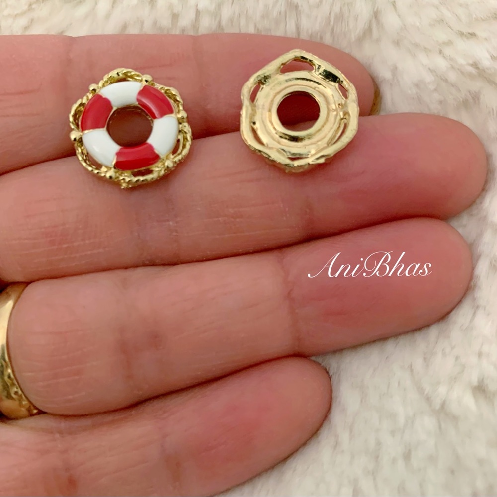 1 Red Life Bouy Charm